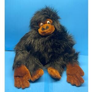 Vintage Flomo Friends Forever Huge Soft Cuddly  Monkey Black Brown